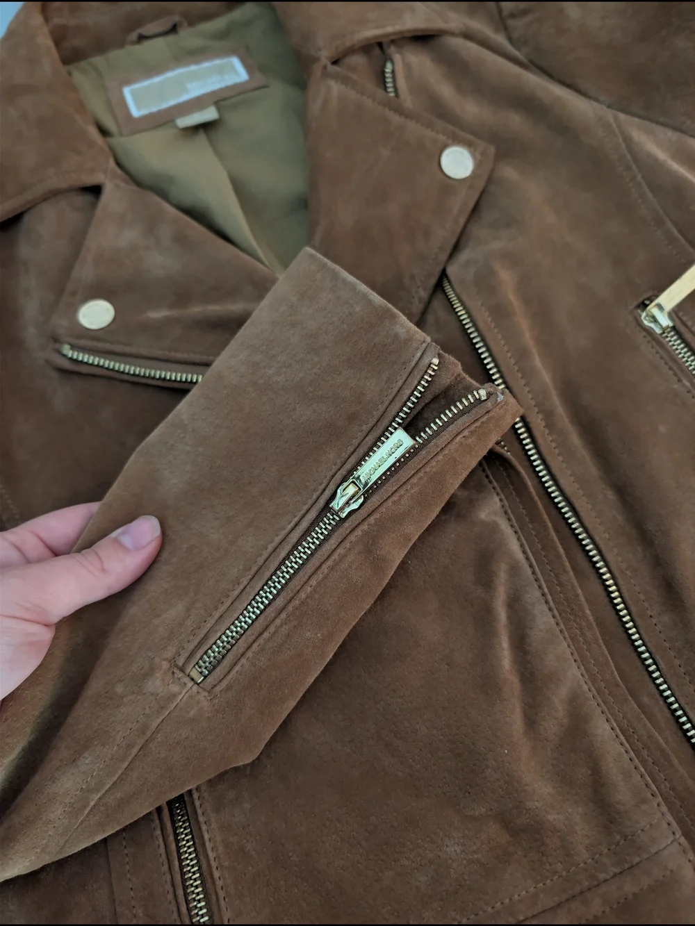 Michael Kors genuine suede
